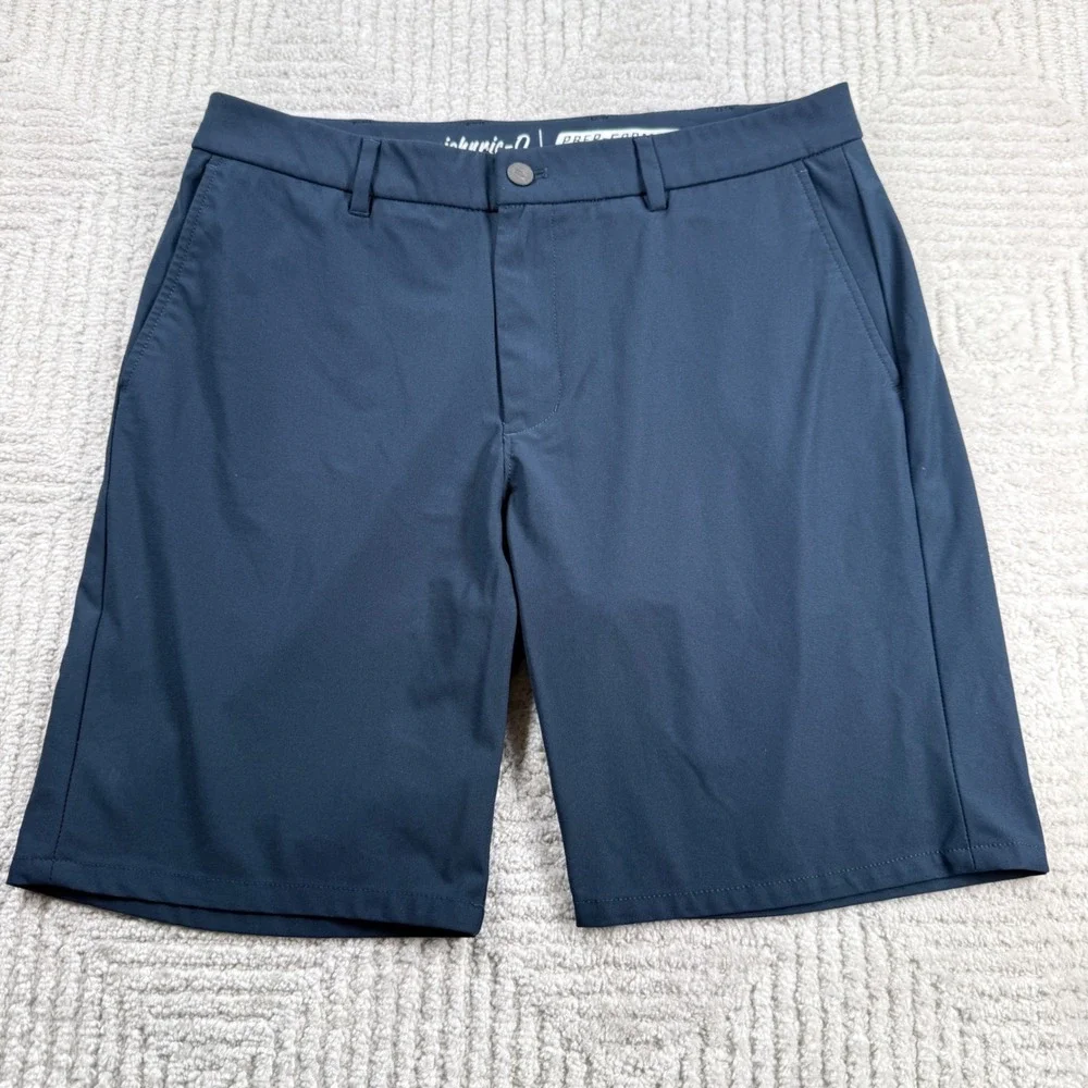 Johnnie O Prep Formance Shorts Mens 32 High Tide Navy Golf Technical Preppy Frat